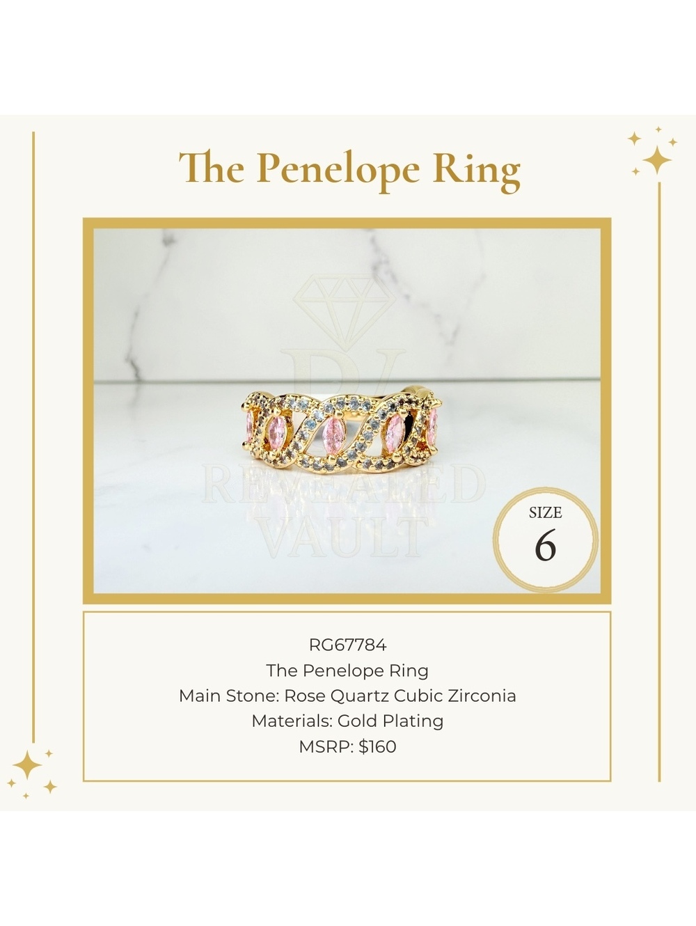 The Penelope Ring - Size 6 - OG